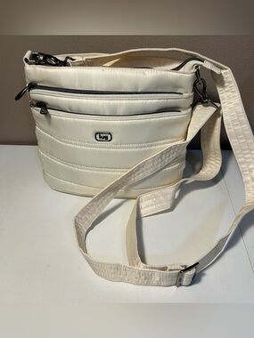 Lug Corral Crossbody Cream Off White Purse Handbag Bag NWOT